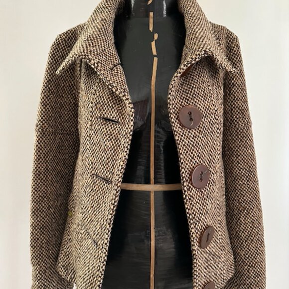 Early 2000s Soia & Kyo Tweed Wool Jacket - Picture 2 of 3